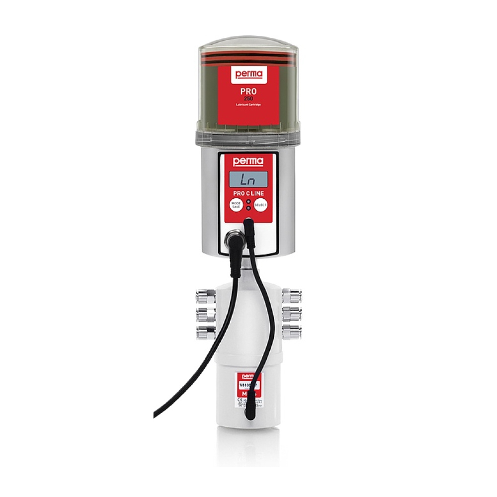 Perma PRO C MP-6 Multi-point lubrication system with 5 m connector