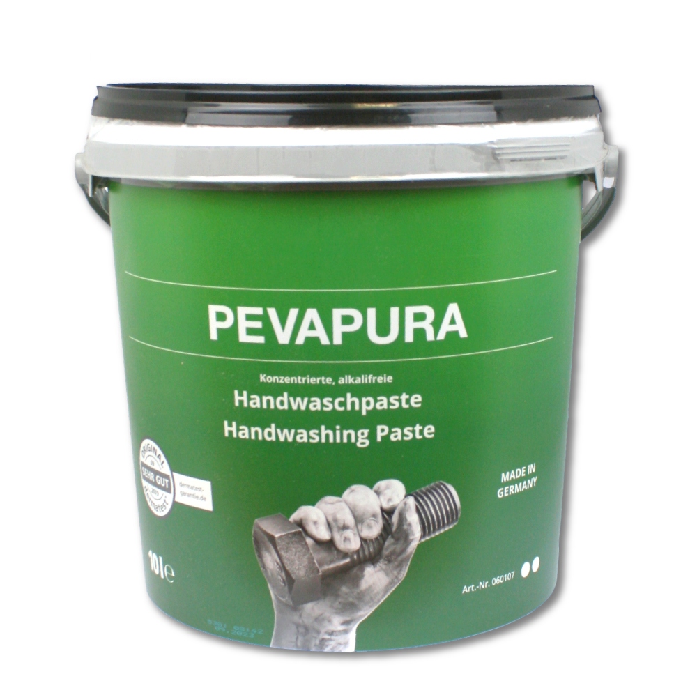 Pevapura hand cleaning paste with wood flour rubbing agents 10L