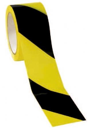 Evertec 8118 Self-Adhesive Hazard Tape Black and Yellow 66m x 50mm