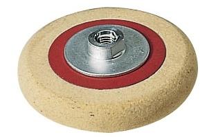 FLEX Felt pad with threaded flange M 14 Ø 125 - Ø175