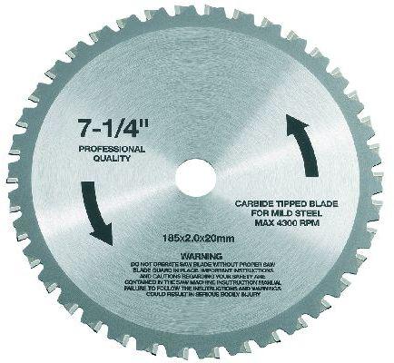 FLEX 312.304 Carbide tipped saw blade for steel, 185 Ø x 20