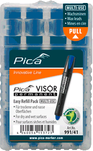 Pica Visor 991 rfill leads, set of 4 pieces, various colors