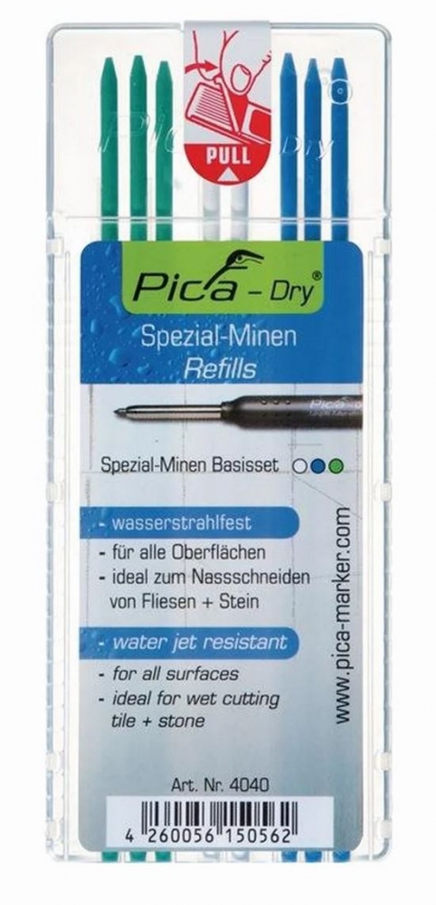 Pica Dry 4040 Color Mix refill leads for Pica Dry marker