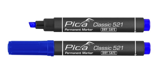 Pica Classic 521 Permanent marker with chisel tip 2/6 mm