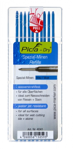 Pica Dry 4041  refill leads blue for Pica Dry marker