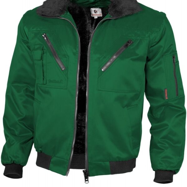 Qualitex 100011 winter working pilot jacket green