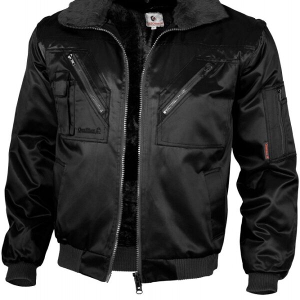 Qualitex 100017 winter working pilot jacket black