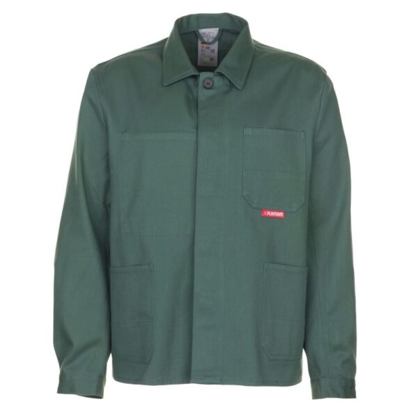 Planam BW290/0104 Work jacket 100% cotton green XS-3XL