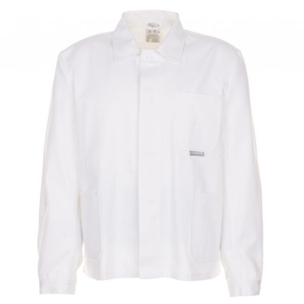 Planam BW290/0105 Work jacket 100% cotton pure white XS-3XL