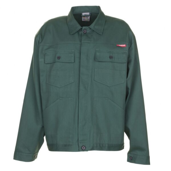 Planam BW290/0109 Waisted work jacket 100% cotton green XS-3XL