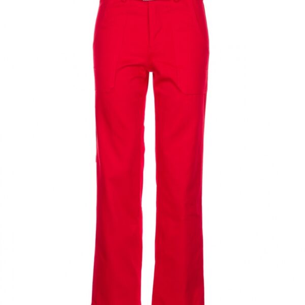 Planam BW290/0118 Work trousers 100% cotton red XS-3XL