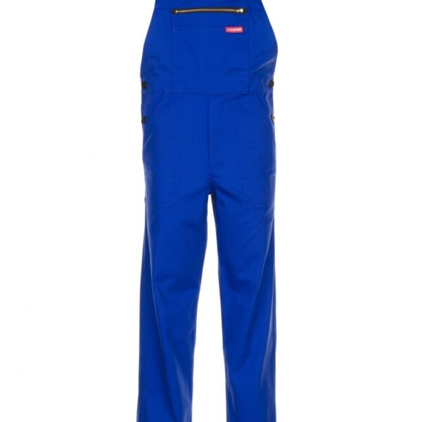 Planam BW290/0121 Work dungarees 100% cotton royal blue XS-3XL