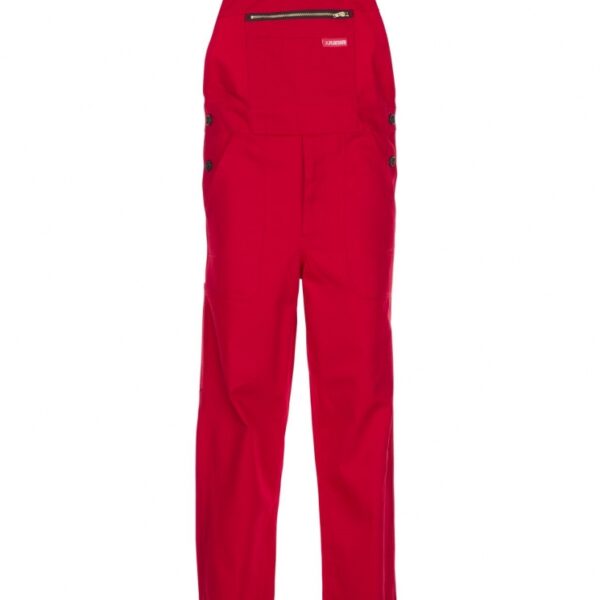 Planam BW290/0123 Work dungarees 100% cotton red XS-3XL