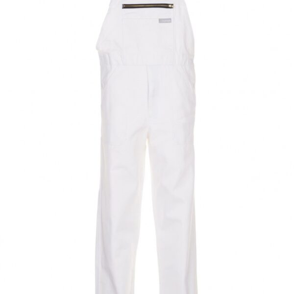 Planam BW290/0125 Work dungarees 100% cotton white XS-3XL