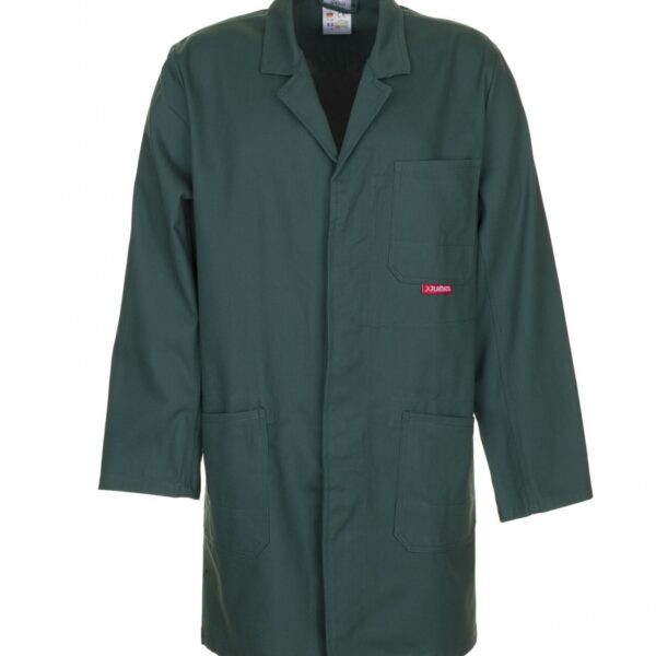 Planam BW290/0134 Working coat 100% cotton green XS-3XL
