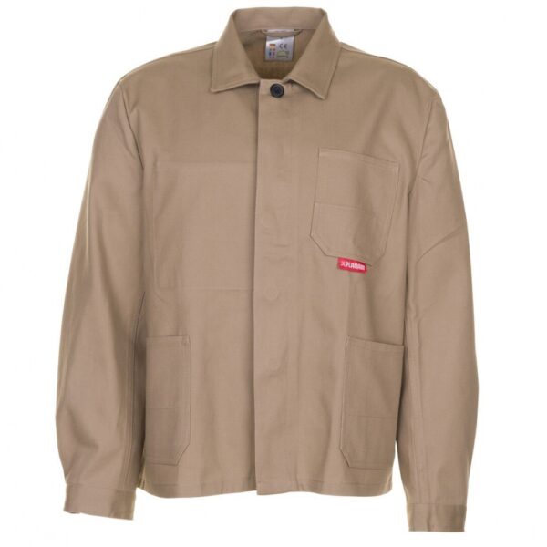 Planam BW290/0150 Work jacket 100% cotton beige XS-3XL