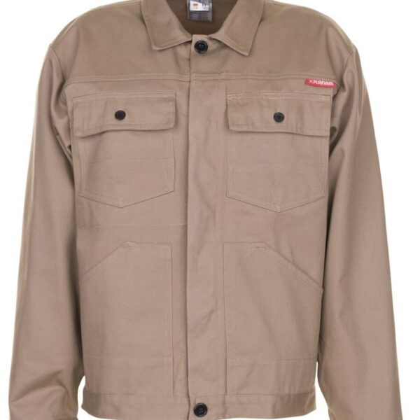 Planam BW290/0151 Waisted work jacket 100% cotton beige XS-3XL