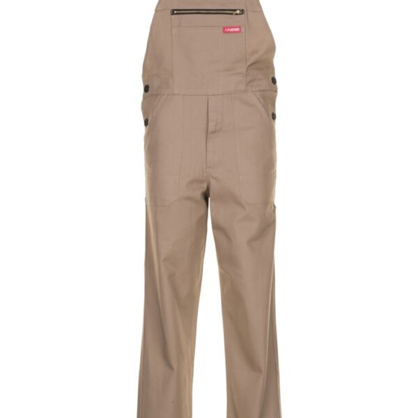 Planam BW290/0153 Work dungarees 100% cotton beige XS-3XL