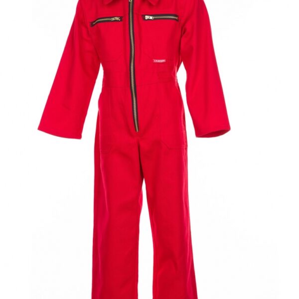 Planam 0161 Junior kids rallye coverall red