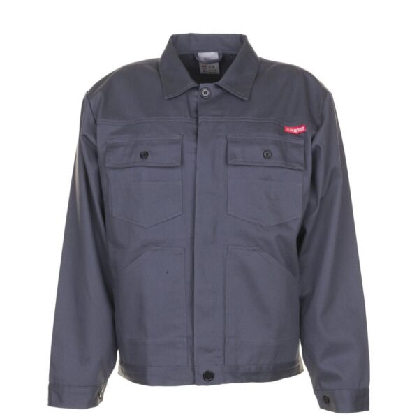 Planam BW290/0191 Waisted work jacket 100% cotton gray XS-3XL