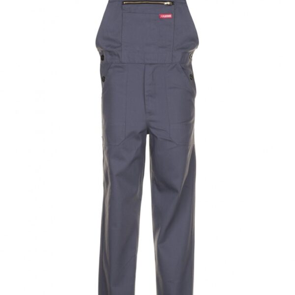 Planam BW290/0193 Work dungarees 100% cotton gray XS-3XL