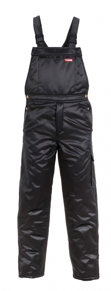Planam 0370 Outdoor GLACIER Winter bib overall black S-XXXL
