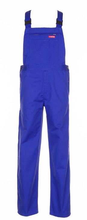 Planam MG260/0830 Robust work dungarees royal blue XS-3XL