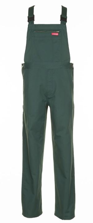 Planam MG260/0832 Robust work dungarees green XS-3XL