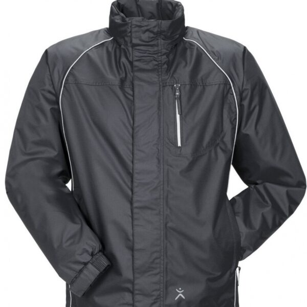 Breathable and functional rain jacket grey S-5XL Planam 1472 MONSUN