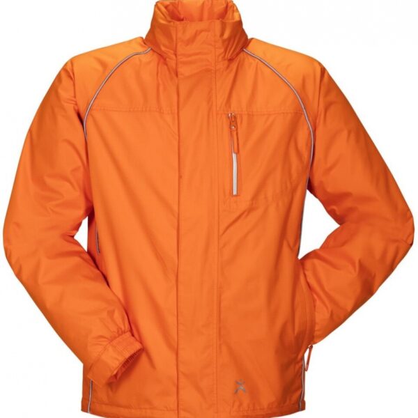 Breathable and functional rain jacket orange S-5XL Planam 1474 MONSUN