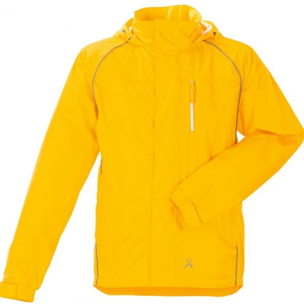 Breathable and functional rain jacket yellow S-5XL Planam 1477 MONSUN