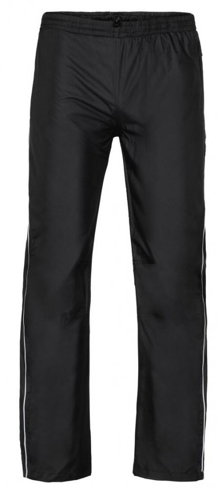 Breathable and functional rain trousers black Planam 1480 MONSUN