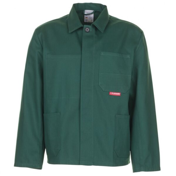 Planam BW270/1513 Work jacket 100% cotton green XS-3XL