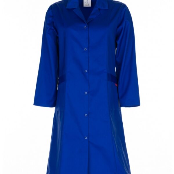 Planam 1601 Ladies longsleeve Coat Royal blue