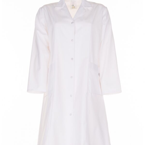 Planam 1602 Ladies Workwear - Coat longsleeve - Pure white