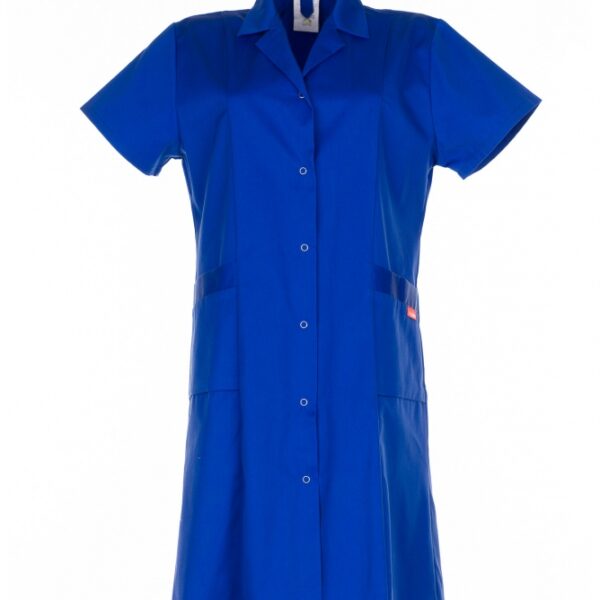 Planam 1611 Ladies Workwear - Coat shortsleeve - Royal blue