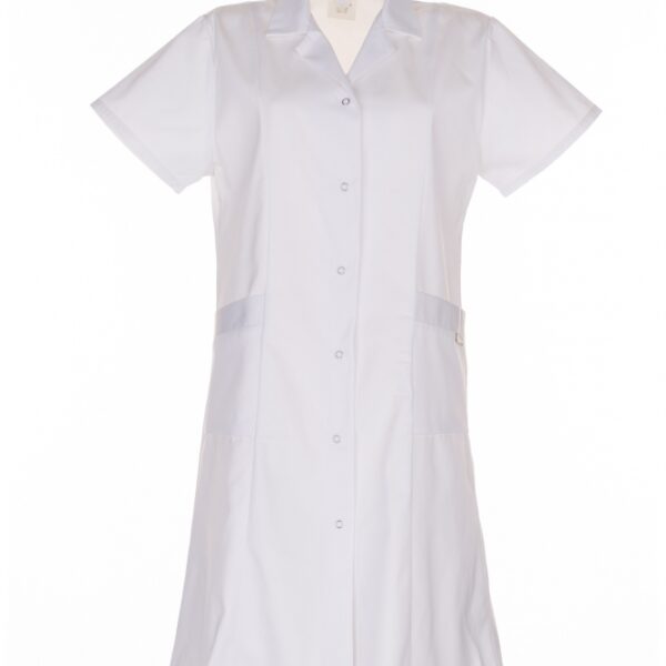 Planam 1612 Ladies Workwear - Coat shortsleeve - Pure white