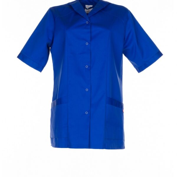 Planam 1631 - Women´s kasak shortsleeve - Royal blue