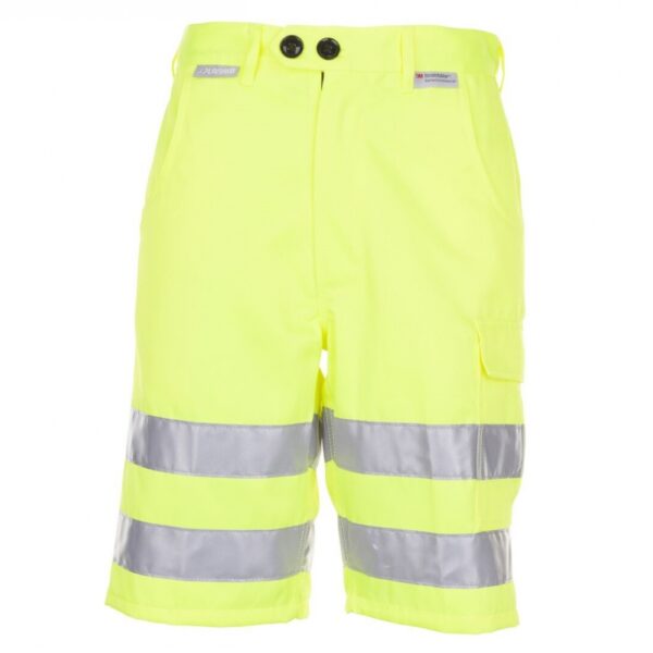 Planam 2014 High visibility men's work shorts yellow S-4XL