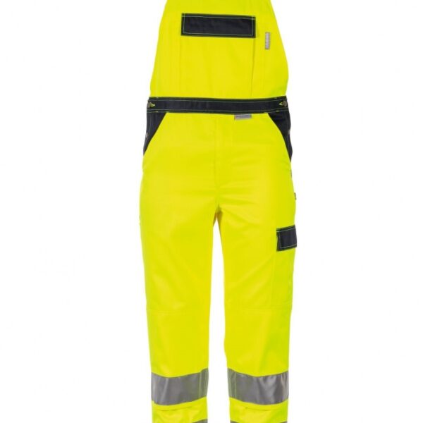High visibility dungarees Yellow/navy blue Planam 2027