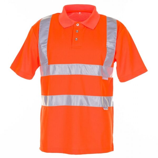High visibility Polo shirt Orange DIN EN 471 Planam 2091 S-4XL