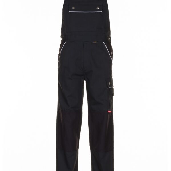 Planam 2134 Canvas Work dungarees pure black