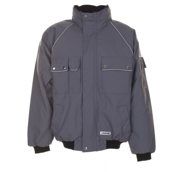 Planam 2183 Canvas Winter blouson grey/black