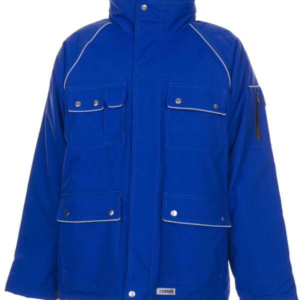 Planam 2190 Heavy-duty Winter Parka Canvas 320 royal blue S-4XL