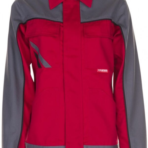 Planam 2390 HIGHLINE - Women´s jacket - Red/slate/black