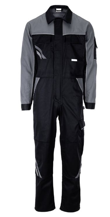 Planam 2715 HIGHLINE Men's overall black-slate-zinc