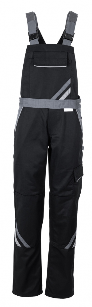 Planam 2719 HIGHLINE Women's dungarees black-slate-zinc