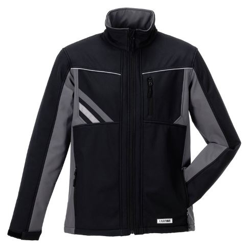 Planam 2721 Highline Men's softshell jacket black/slate/zinc