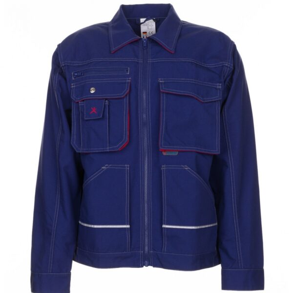 Planam 2812 Basalt Working jacket navy/red