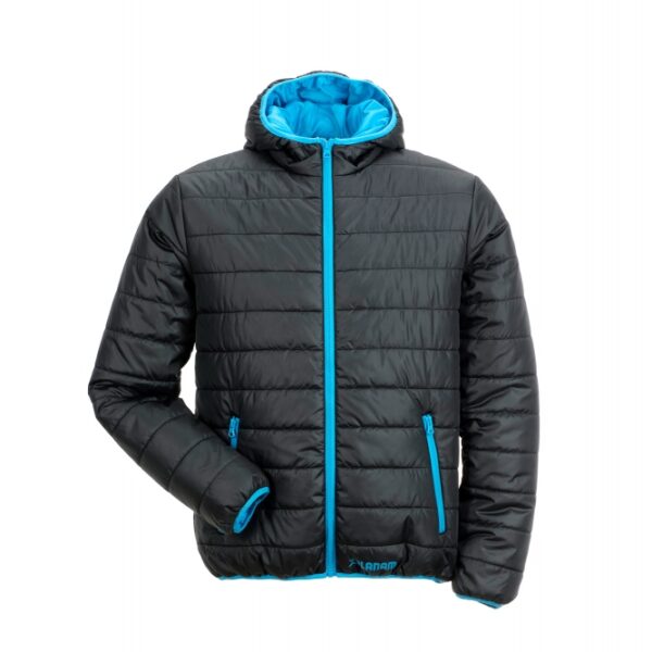 Planam 3696 Outdoor lined winter jacket lizard black/blue XS-4XL